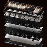 NUT108 - Bàn phím cơ Fullsize Weikav khung nhôm CNC nguyên khối, âm đầm, led viền cao cấp