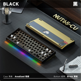 Bàn phím cơ Weikav NUT65 CU - Only KIT | Khung nhôm CNC, Bot Đồng CU cao cấp, 1.6mm