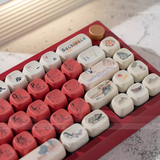Bộ keycap MOA Retro Red