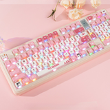 Bộ keycap MDA Cat Pink xuyên led