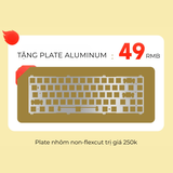 Bàn phím cơ Weikav NUT65 CU - Only KIT | Khung nhôm CNC, Bot Đồng CU cao cấp, 1.6mm