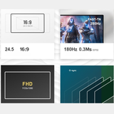 Màn hình gaming Tuoshuo AL258F – 24.5 Inch FAST-IPS | Full HD | 380Hz | HDR400