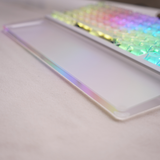 Kê tay Acrylic trong mờ, tản led cực tốt giúp giảm mỏi cổ tay