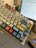 Bộ keycap SA PBT Chalk