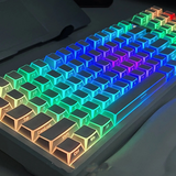 Bộ keycap XVX xuyên led 4 góc viền trắng
