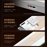 NUT108 - Bàn phím cơ Fullsize Weikav khung nhôm CNC nguyên khối, âm đầm, led viền cao cấp