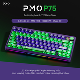 Bàn phím cơ PMO P75 - Siêu phẩm 75% huỷ diệt phân khúc 1 triệu