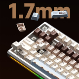 NUT108 - Bàn phím cơ Fullsize Weikav khung nhôm CNC nguyên khối, âm đầm, led viền cao cấp