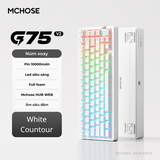 Mchose G75 v2 - Bàn phím cơ 75% núm xoay hiện đại âm đầm