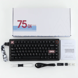 Cidoo QK75 - Bàn phím cơ 75% núm xoay khung nhựa đầm êm
