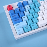 Bộ keycap Cyan Rainbow PBT dye-sub