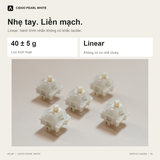 Switch Cidoo Pearl White - Linear - Âm poppy