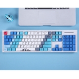 Bộ keycap Cyan Rainbow PBT dye-sub