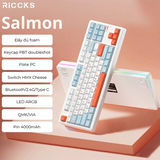 Bàn phím cơ Riccks RS8 V2 - Layout TKL hỗ trợ QMK/VIA quốc dân mới