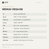 Vega108 - Bàn phím cơ Full size tốt nhất của Weikav
