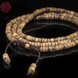 Vòng cổ Trầm Hương hạt nút cận chìm Malay