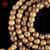 Vòng tay Trầm Hương 108 hạt 6 li Tereng chìm Hiếm