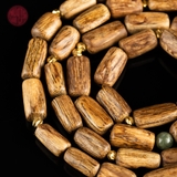 Dây chuyền trầm Hương Tereng dạng hạt tự nhiên Hiếm