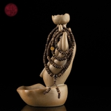 Vòng tay Trầm Hương hạt nút cận chìm đẹp 6 li