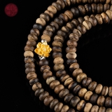 Vòng quấn trầm Hương tự nhiên cận chìm ( có hạt chìm )