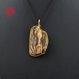 MẶT TRẦM BÔNG TERENG BỌC VÀNG CAO CẤP 3