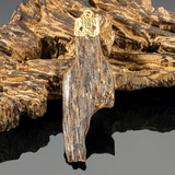 MẶT TRẦM CHÌM BỌC VÀNG DẠNG TỰ NHIÊN 07 (3,7 gram)