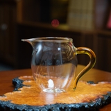 TỐNG THỦY TINH TRÒN QUAI VÀNG 360ML