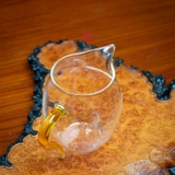 TỐNG THỦY TINH TRÒN QUAI VÀNG 360ML