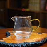 TỐNG THỦY TINH VUÔNG QUAI VÀNG 360ML