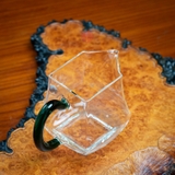 TỐNG THỦY TINH VUÔNG QUAI XANH 280ML