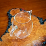 TỐNG THỦY TINH TRÒN QUAI TRẮNG 360ML