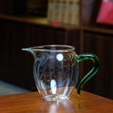 TỐNG THỦY TINH TRÒN QUAI XANH 360ML