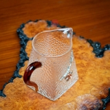 TỐNG THỦY TINH MỜ VUÔNG NỔI HOA 360ML