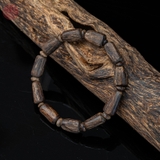 Vòng tay trầm hương chìm nước dạng hạt tự nhiên cho nam (11,2g)