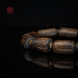 Vòng tay trầm hương chìm nước dạng hạt tự nhiên cho nam (11,2g)