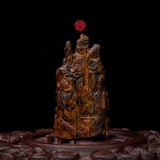 Tượng trầm hương chìm nước khắc Quan Âm Tự Tại (Hiếm)