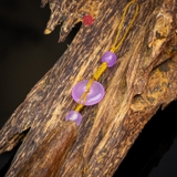 Móc khóa trầm hương chìm nước mix ngọc