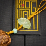 Móc khóa trầm hương cận chìm mix ngọc