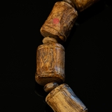 Vòng tay Trầm Hương rục cận chìm dạng trúc tự nhiên ( size nhỏ )