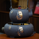 BỘ ẤM GANG TETSUBIN NẤU NƯỚC ĐÚC NỔI ĐỨC PHẬT