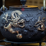 BỘ ẤM GANG TETSUBIN NẤU NƯỚC ĐÚC NỔI KIM LONG