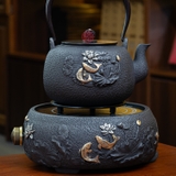 BỘ ẤM GANG TETSUBIN NẤU NƯỚC ĐÚC NỔI KIM NGƯ