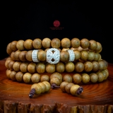 Chuỗi trầm hương 108 hạt 6 li mix charm ngọc ( kiểu 1 )