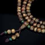 Vòng Trầm Hương 108 hạt 6 li cận chìm mix ngọc ( kiểu 6 )