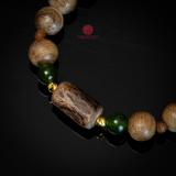 Vòng trầm hương tự nhiên cho bé ( mẫu 5 )