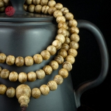 Vòng trầm 108 hạt 6 li rục bông Malay