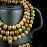 Vòng trầm 108 hạt 8 li rục bông Malay