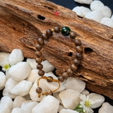 Vòng tay Trầm Hương cho nữ 7 li cận chìm mix Ngọc