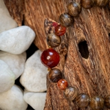 Vòng tay Trầm Hương cho nữ 7 li cận chìm mix Ngọc