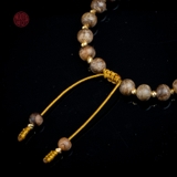 Vòng tay Trầm Hương nữ banh dầu 6 li mix Bạc đính đá ( kiểu 5 )